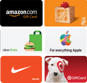 Picture of Gift Cards for every occasion