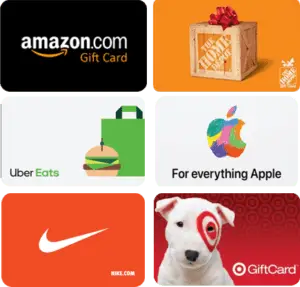 Picture of Gift Cards for every occasion