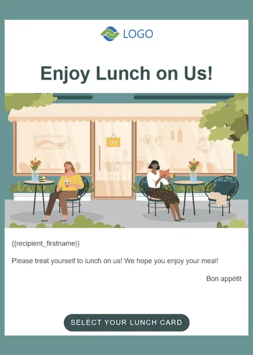 Enjoy Lunch on Us