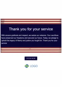 Veterans day template red white and blue - THANK YOU FOR YOUR SERVICE