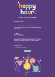 Happy Hour Project Template