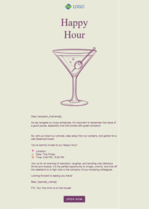 Happy Hour Project Template